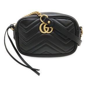 Gucci GG Marmont Quilted Mini Bag Shoulder Bag Pochette Chain Bag Diagonal